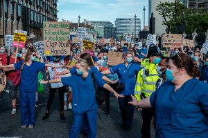 NHS Nurses' Protest
